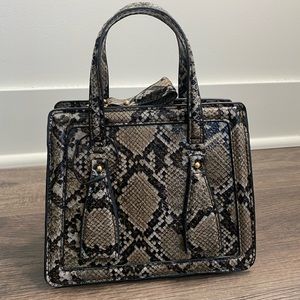 Zara Women’s Fashion Snakeskin Handbag